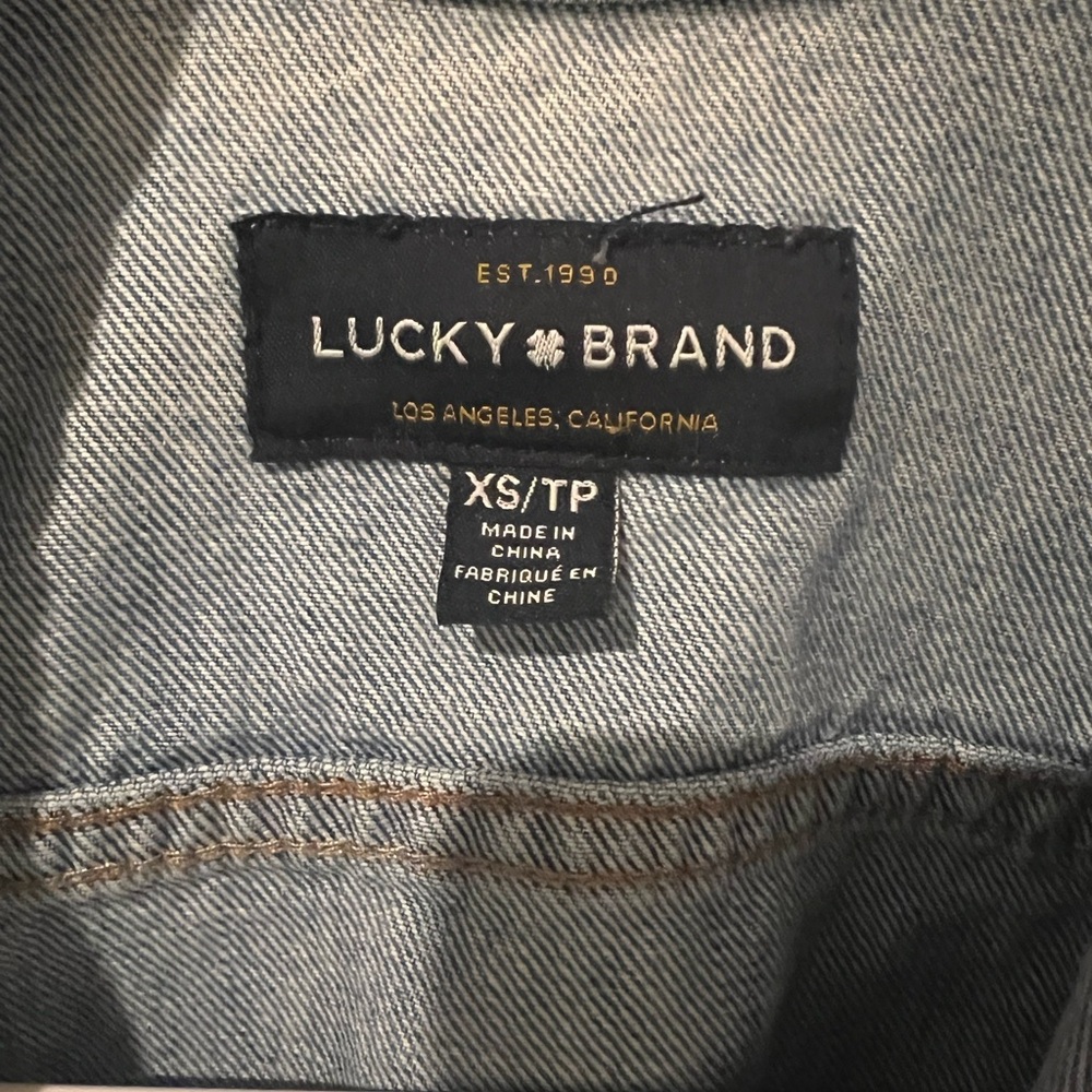 Lucky Brand Light Blue Jean Jacket - Picture 10 of 12
